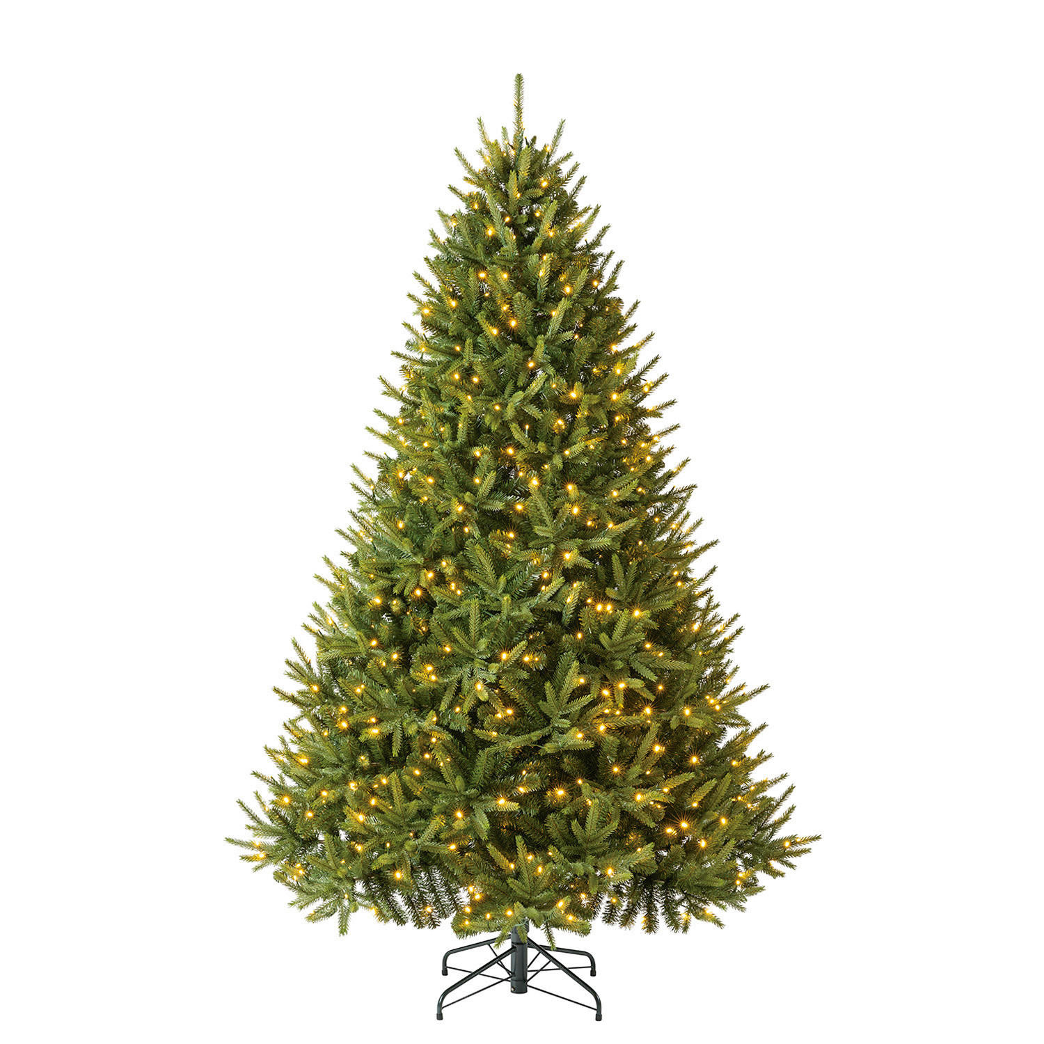WEIHNACHTSBAUM  - Waldgrün, Basics, Kunststoff/Metall (142/228cm)