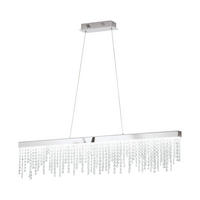 LED-HÄNGELEUCHTE ANTELAO 115/9/150 cm   - Klar/Chromfarben, KONVENTIONELL, Glas/Metall (115/9/150cm) - Eglo