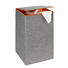 WÄSCHEKORB - Orange/Grau, Basics, Textil (32/54/32cm)