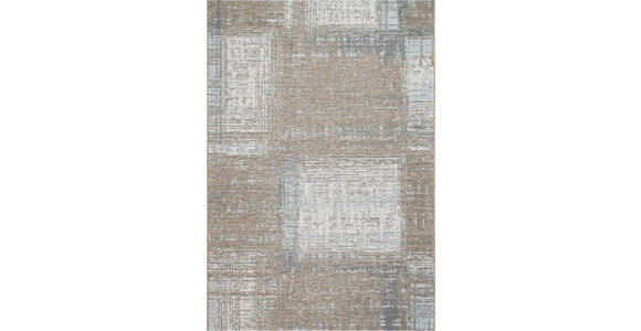 FLACHWEBETEPPICH 60/110 cm Amalfi  - Hellbraun/Hellgrau, KONVENTIONELL, Textil (60/110cm) - Novel