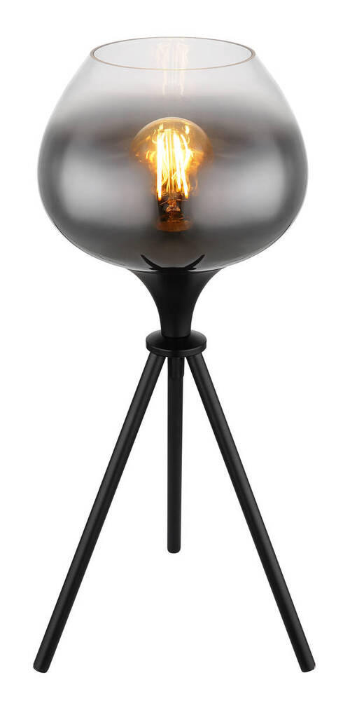 BORDSLAMPA 24/45 cm   - svart, Design, metall/glas (24/45cm) - Globo