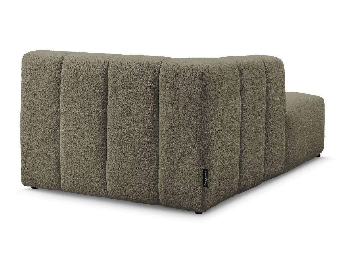 SOFAELEMENT ANNECY Bouclé Grün  - Schwarz/Grün, MODERN, Kunststoff/Textil (120/72/170cm)