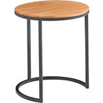 BEISTELLTISCH in Holz 39/39/48 cm  - Schwarz, Design, Holz/Metall (39/39/48cm) - Johann Jakob