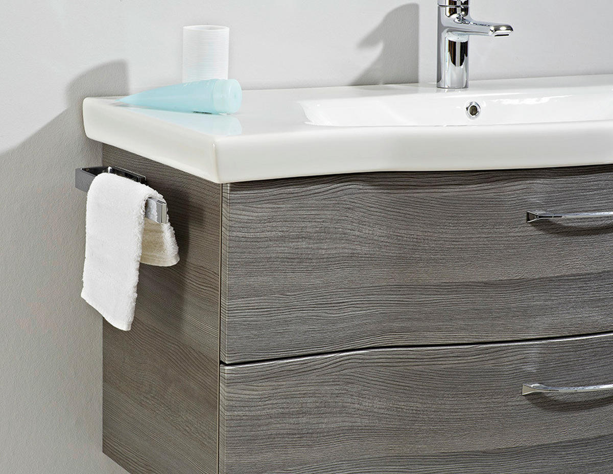 HANDDUKSHÅLLARE 6,5/3/32,5 cm  - kromfärg, Klassisk, metall (6,5/3/32,5cm) - Sadena