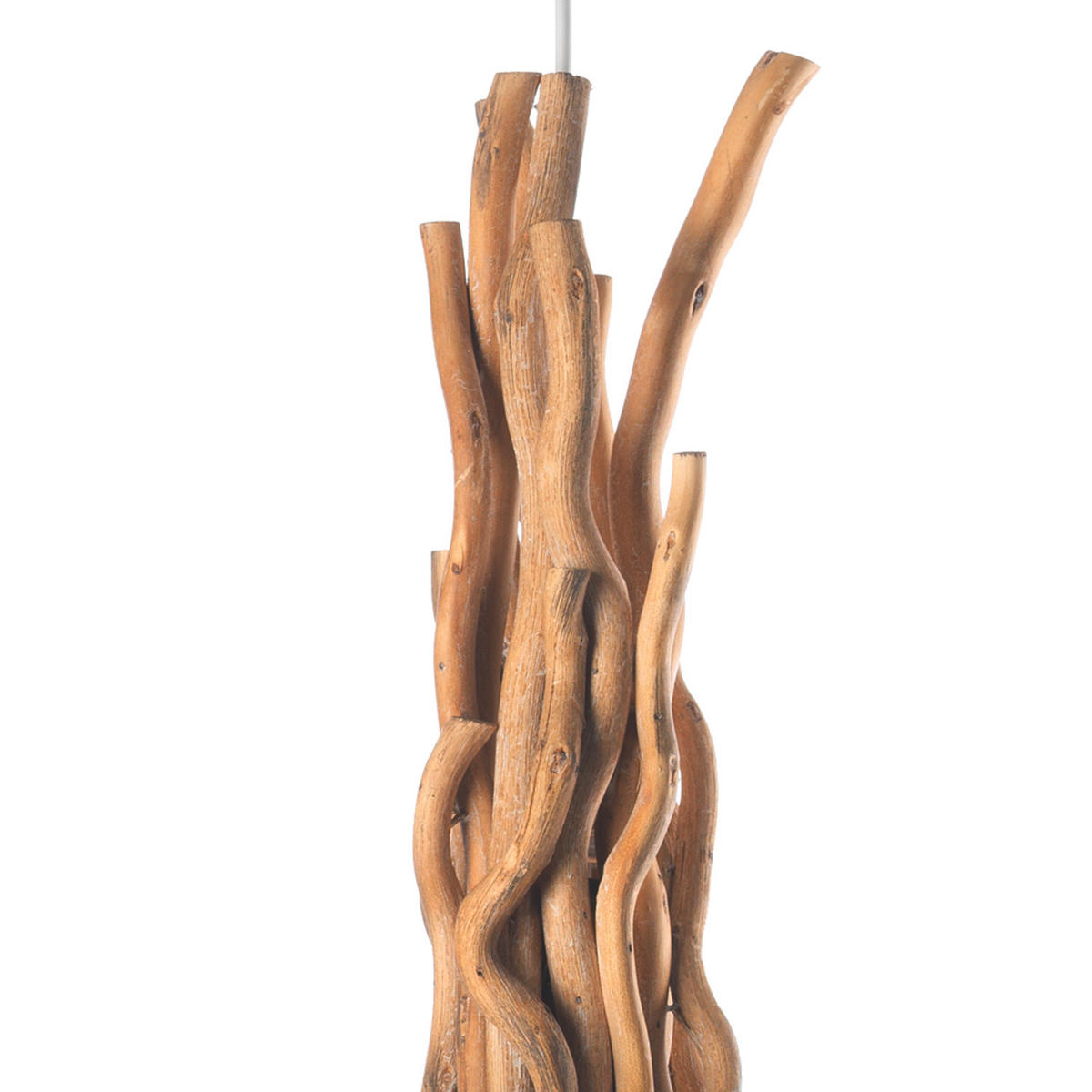 HÄNGELEUCHTE 40/110 cm  - Sandfarben/Hellbraun, Natur, Holz/Textil (40/110cm)