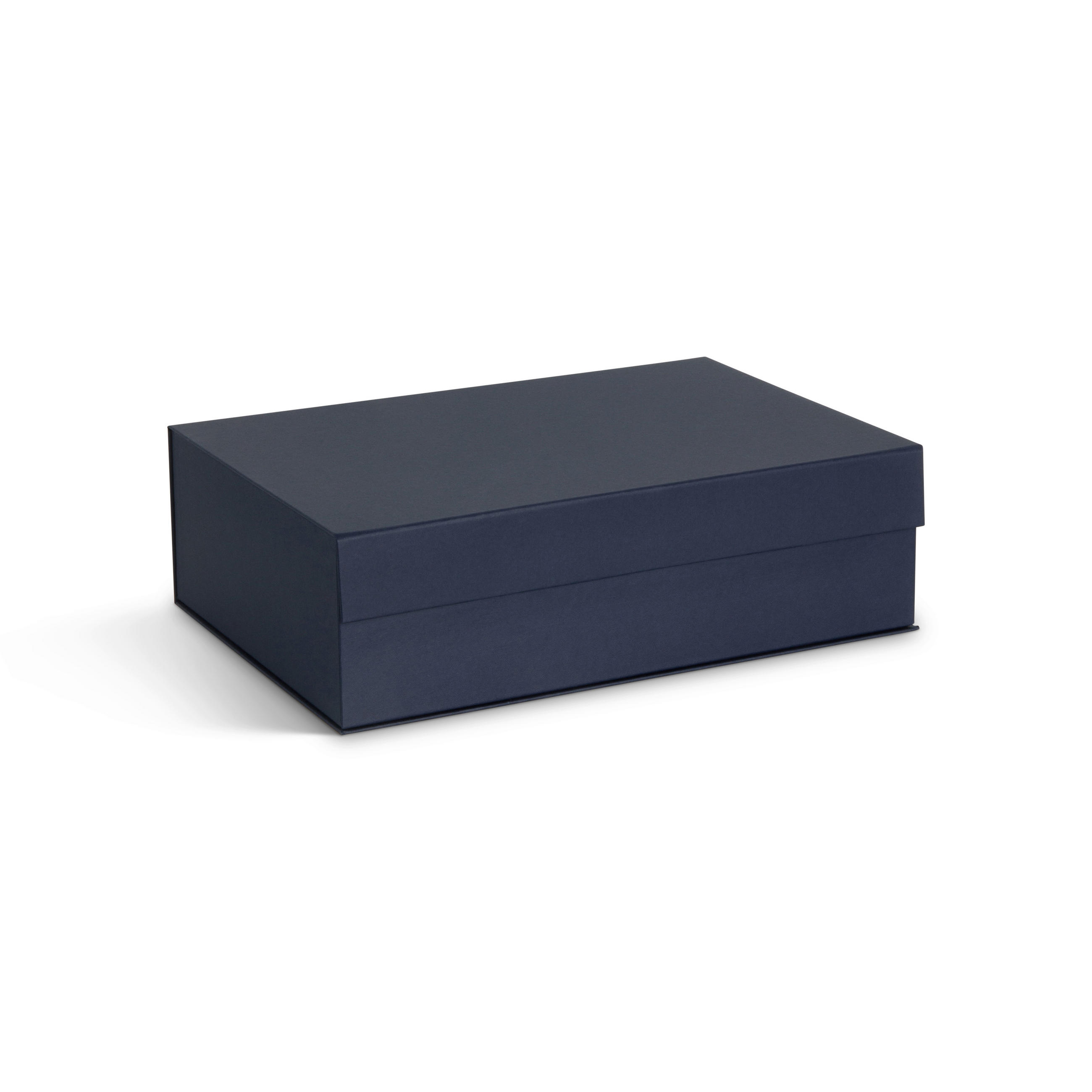 AUFBEWAHRUNGSBOX    29.5/42.5/13 cm  - Dunkelblau, Basics, Karton/Papier (29.5/42.5/13cm)