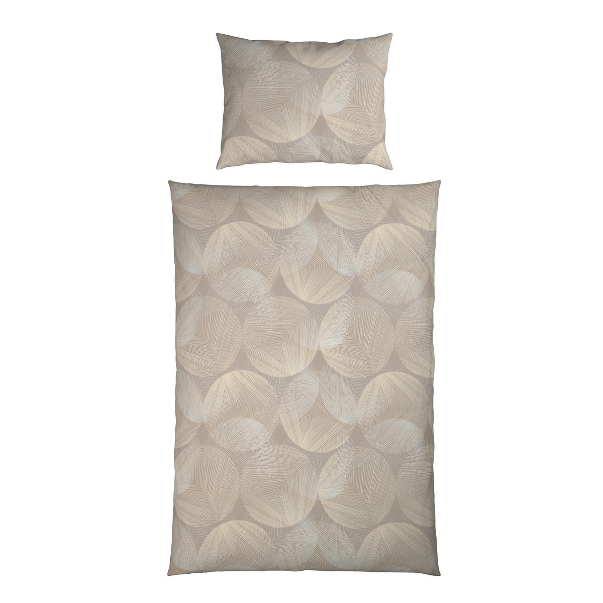 BETTWÄSCHE Atelier Makosatin 140/200 cm  - Creme, Basics, Textil (140/200cm) - Estella