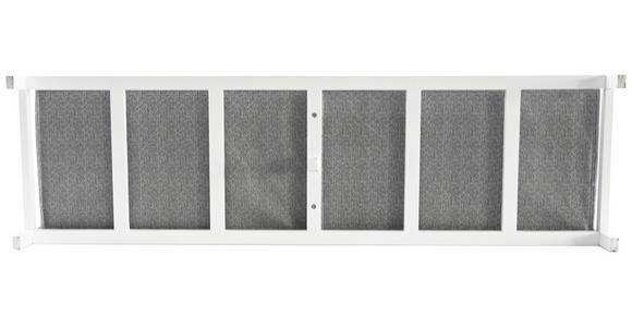 REGAL  101/55/30 cm Grau, Weiß  - Weiß/Grau, Basics, Karton/Holz (101/55/30cm) - Carryhome