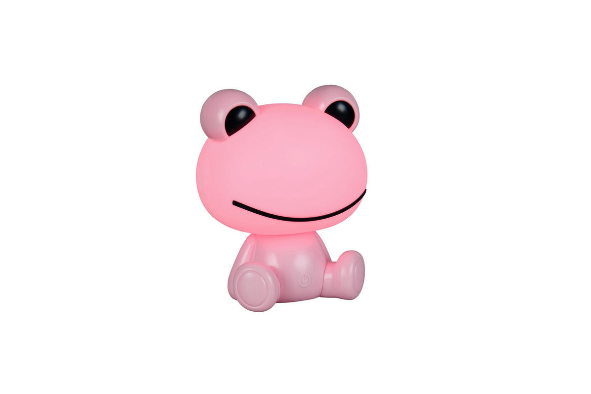 LED-TISCHLEUCHTE 19,5/16,5/24,5 cm   - Pink/Weiß, LIFESTYLE, Kunststoff (19,5/16,5/24,5cm)