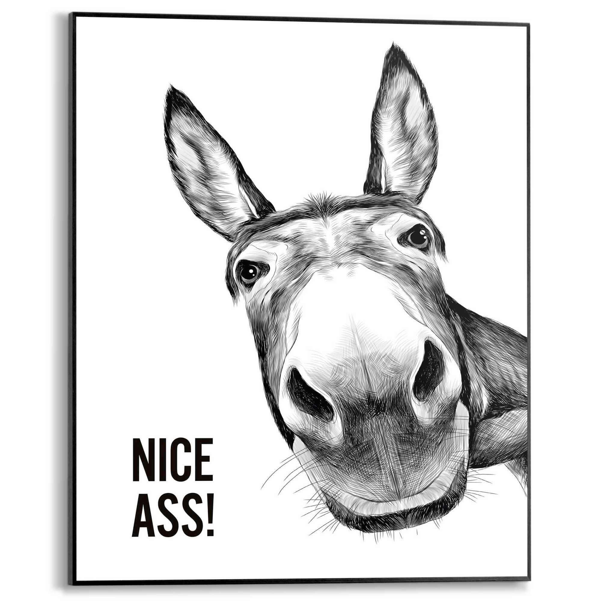 BILD 40/50 cm  - Schwarz, Trend, Holzwerkstoff (40/50cm) - Reinders!