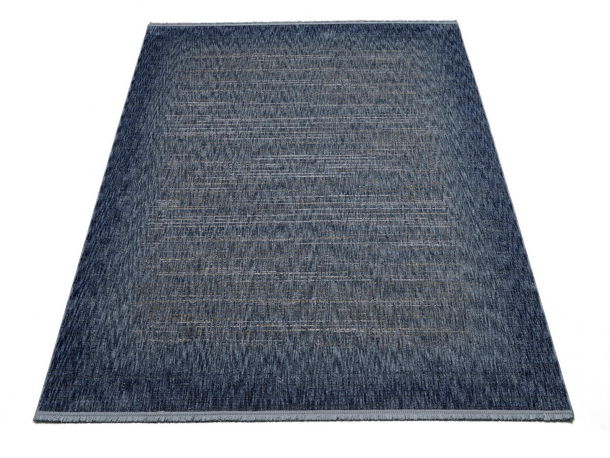 WEBTEPPICH 80/150 cm Memphis Blau  - Blau, Design, Textil (80/150cm) - Musterring