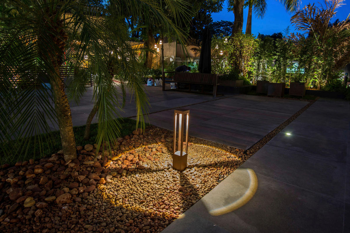 POLLERLEUCHTE 10.8/10.8/65 cm   - Braun, Design, Metall (10.8/10.8/65cm)