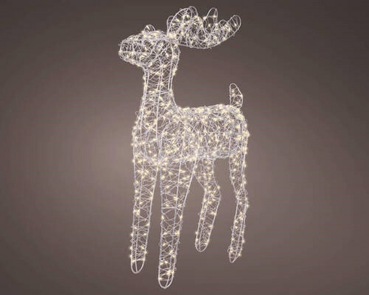 LED-DEKOLEUCHTE  - Silberfarben, KONVENTIONELL, Metall (16,00/39,00/60,00cm)