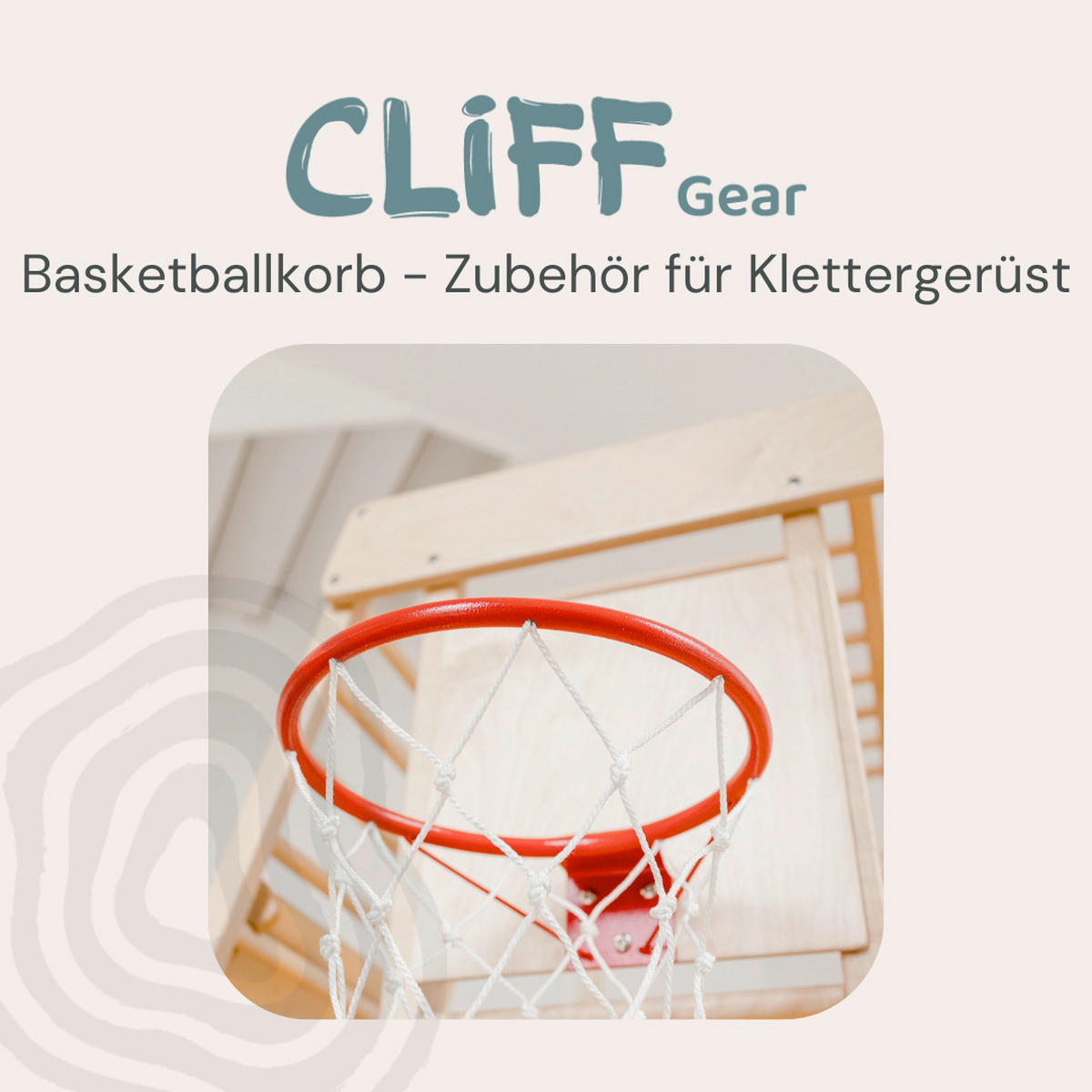 KLETTERGERÜST ZUBEHÖR  - Birkefarben, Basics, Holz (38/38cm) - CLIFF