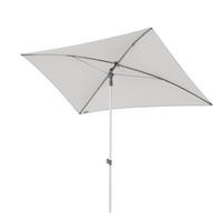 SONNENSCHIRM 225x120 cm Hellgrau  - Silberfarben/Hellgrau, KONVENTIONELL, Textil/Metall (225/120cm) - Doppler