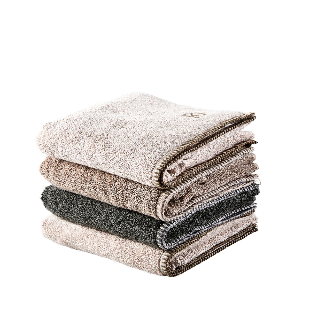 HANDTUCH BOLANO Anthrazit  - Anthrazit, Konventionell, Textil (50/100cm) - Dieter Knoll