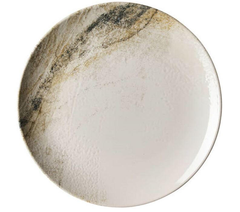 FRÜHSTÜCKSTELLER Braun, Weiß, Beige 20,5 cm Arezzo  - Beige/Braun, Basics, Keramik (20,5cm) - Ritzenhoff Breker