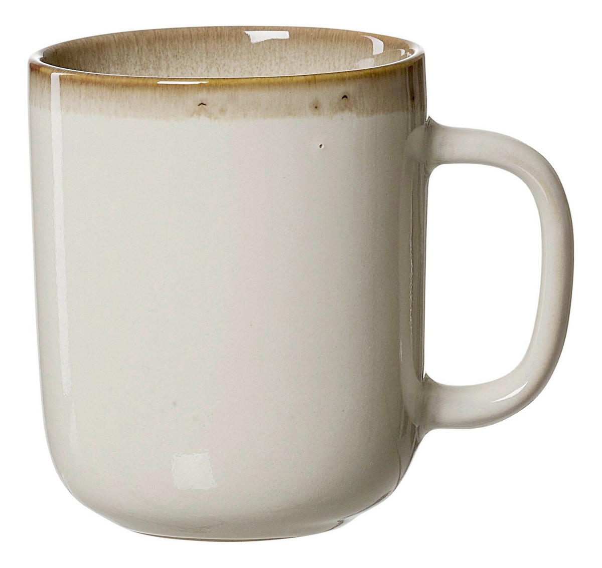 KAFFEEBECHER Malaga  380 ml   - Creme, KONVENTIONELL, Keramik (11/9/9cm) - Ritzenhoff Breker