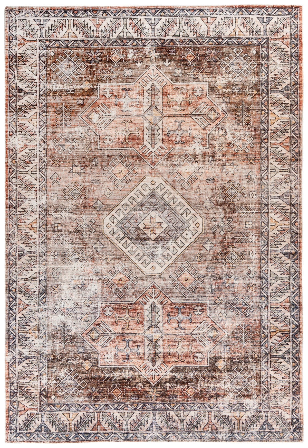 VINTAGE KOBEREC, 80/150 cm, terakota - terakota, Konventionell, textil (80/150cm)