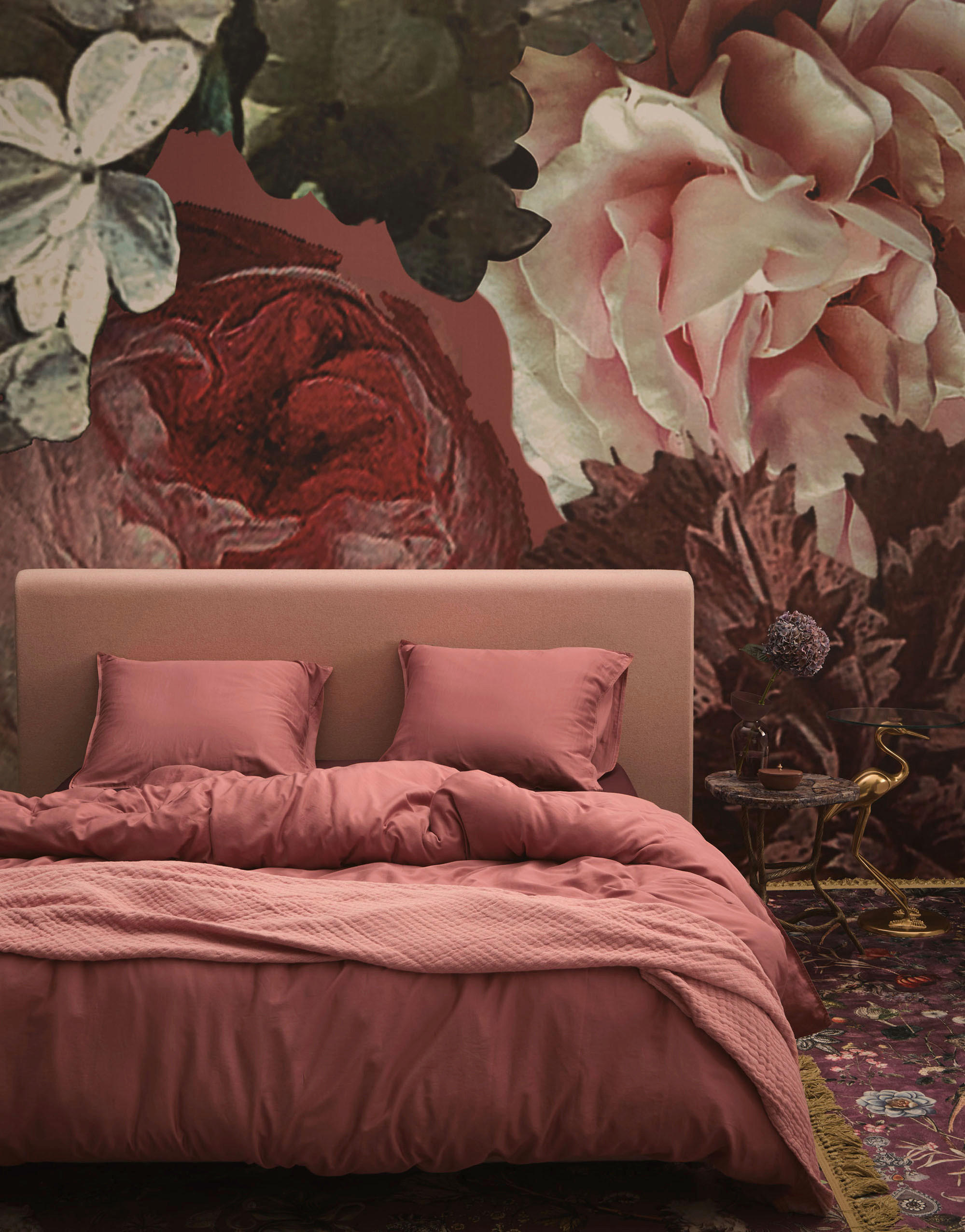 BETTWÄSCHE Satin 200/200 cm  - Rosa, Basics, Textil (200/200cm) - Essenza