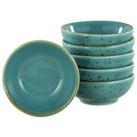 DIPPSKÅL SET 8 cm  - turkos, Trend, keramik (8cm) - Creatable