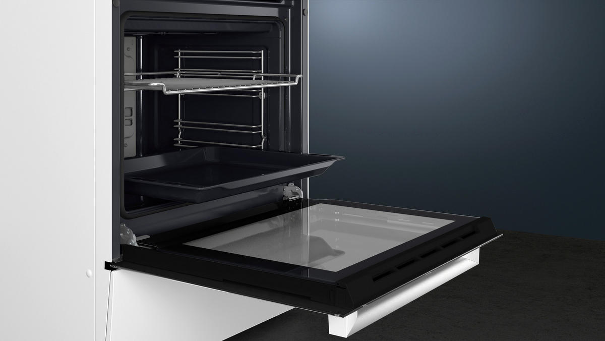 HERD HK9R3A220  - Schwarz/Weiß, Basics, Glas/Metall (60/85,0-86,0/60cm) - Siemens
