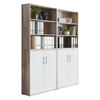 AKTENSCHRANK 169/227/33 cm  - Weiß/Sonoma Eiche, MODERN, Holzwerkstoff (169/227/33cm) - MID.YOU