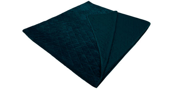 TAGESDECKE 220/240 cm - Petrol, Design, Textil (220/240cm) - Novel