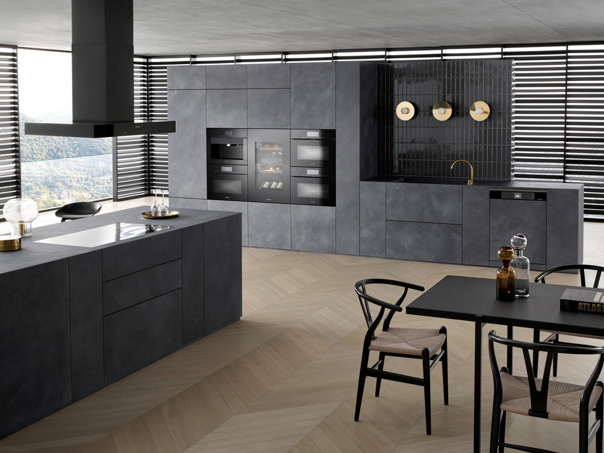 EINBAUBACKOFEN H 7364 BP  - Edelstahlfarben, Basics, Glas/Metall (59,5/59,6/56,9cm) - Miele