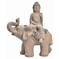 BUDDHA 38,5/46,0/19,5 cm  - Braun, Basics, Keramik (38,5/46,0/19,5cm) - X-Mas