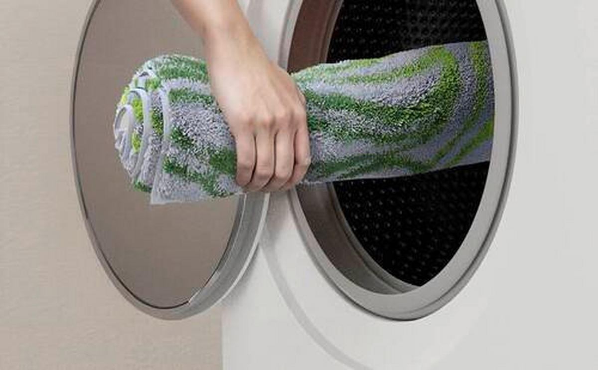 BIDET-VORLEGER Grün 50/60 cm  - Grün, Design, Kunststoff/Textil (50/60cm) - Grund