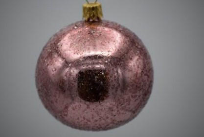 CHRISTBAUMKUGEL 7 cm  - Dunkelrot, Basics, Glas/Metall (7cm) - X-Mas