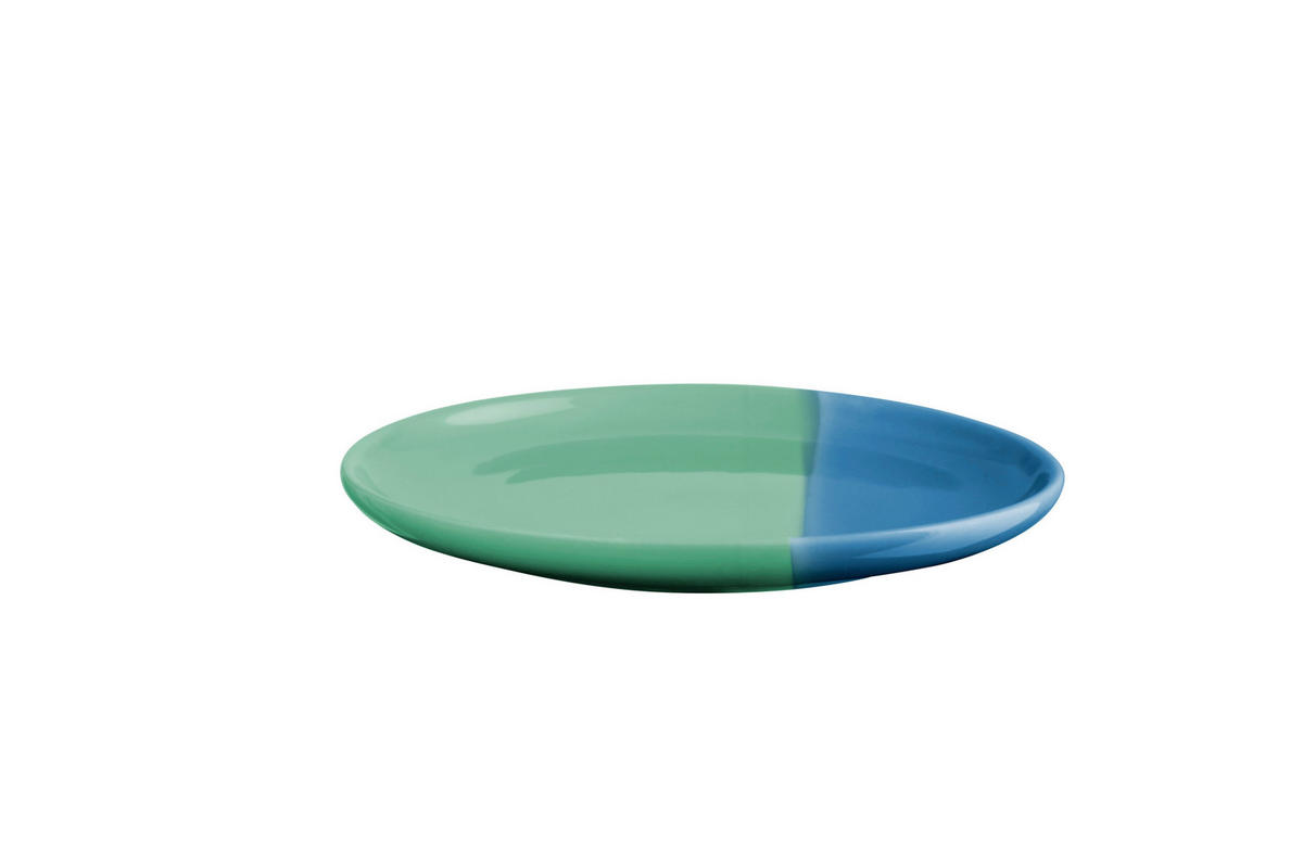 KROŽNIK ZA PREDJED  Joy   13/1.2 cm       - turkizna/modra, Basics, keramika (13/1.2cm) - ASA