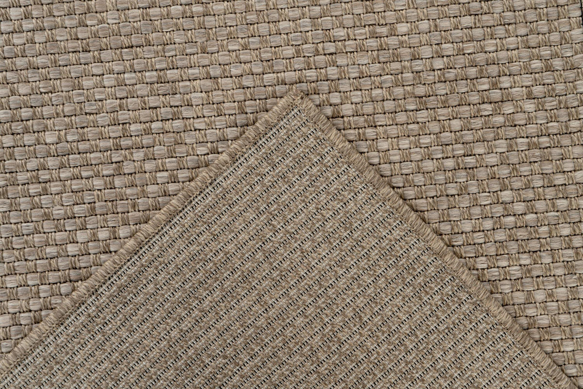 FLACHWEBETEPPICH 80/150 cm Naturfarben rechteckig  - Naturfarben, Basics, Textil (80/150cm) - Kayoom