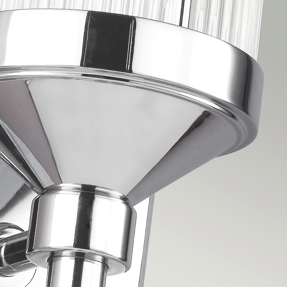 BADEZIMMER-WANDLEUCHTE - Chromfarben, Konventionell, Glas/Metall (12,1/13,3/38,1cm) - Elstead Lighting
