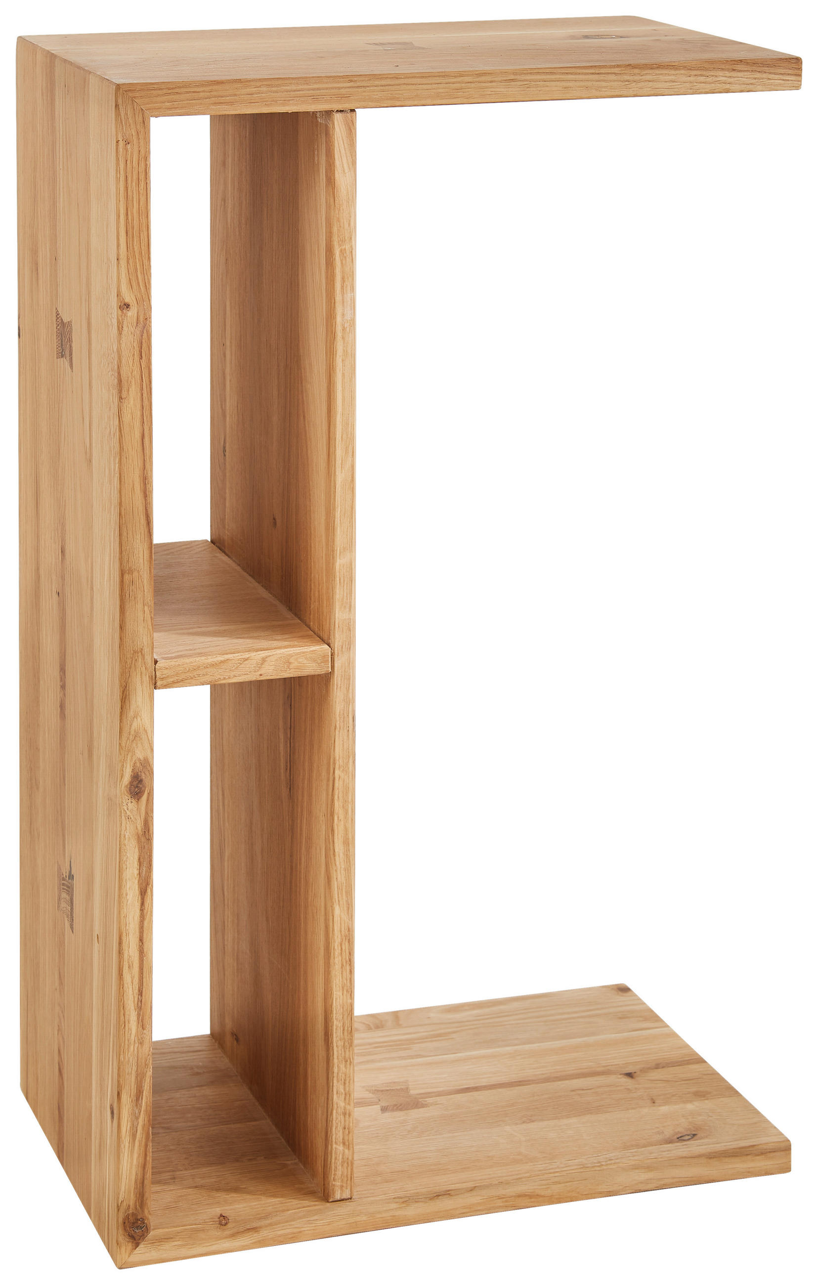 BEISTELLTISCH 25/65/40 cm Eiche vollmassiv Eichefarben  - Eichefarben, Natur, Holz (25/65/40cm) - Linea Natura