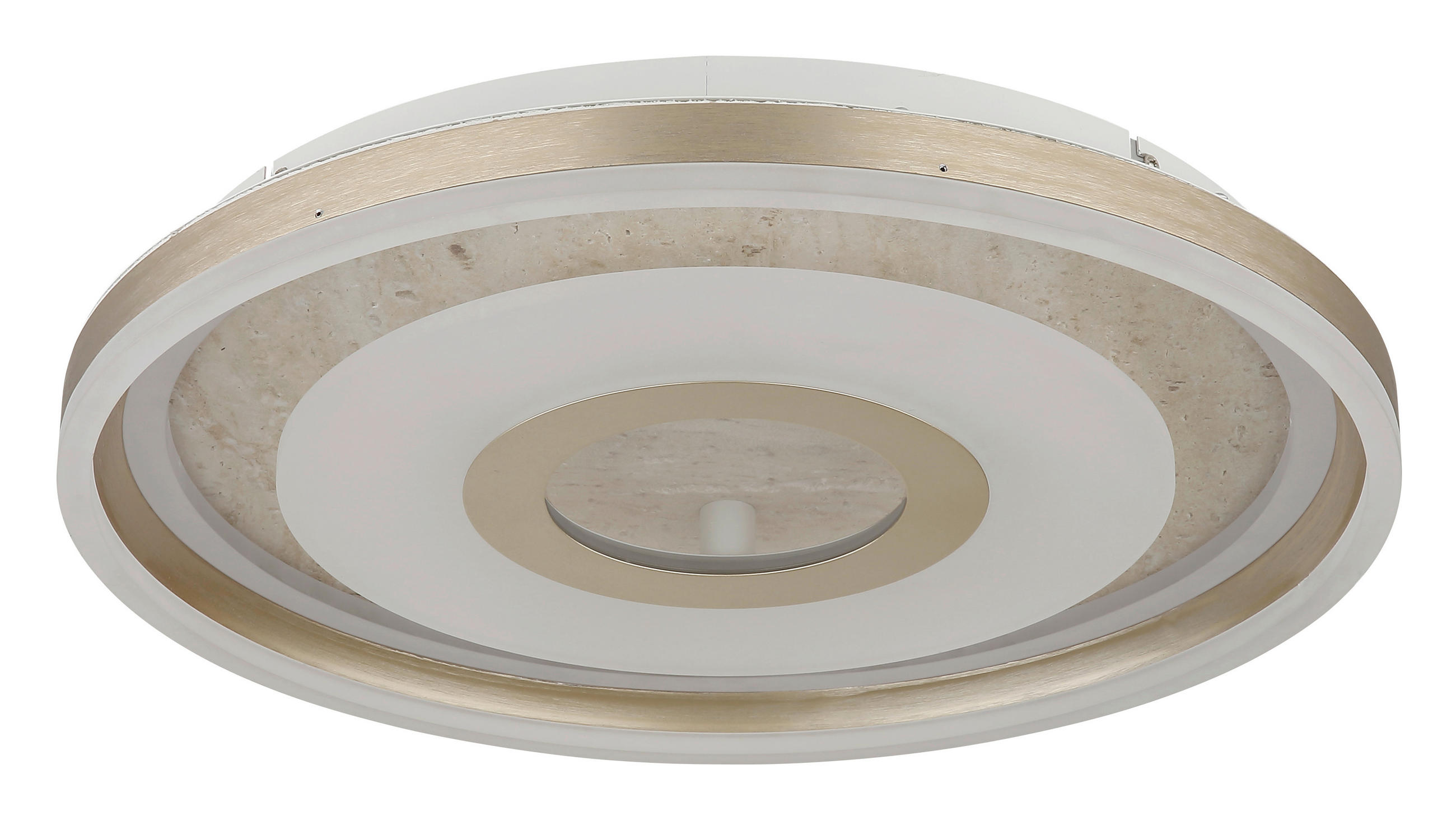 Plafonieră Cu Led  50/7 cm    - opal/șampanie, Basics, plastic/sticlă (50/7cm)