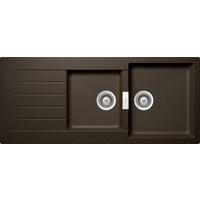 SPÜLE SIGD200UBRO  - Bronzefarben, Basics, Stein (116/50cm) - Schock