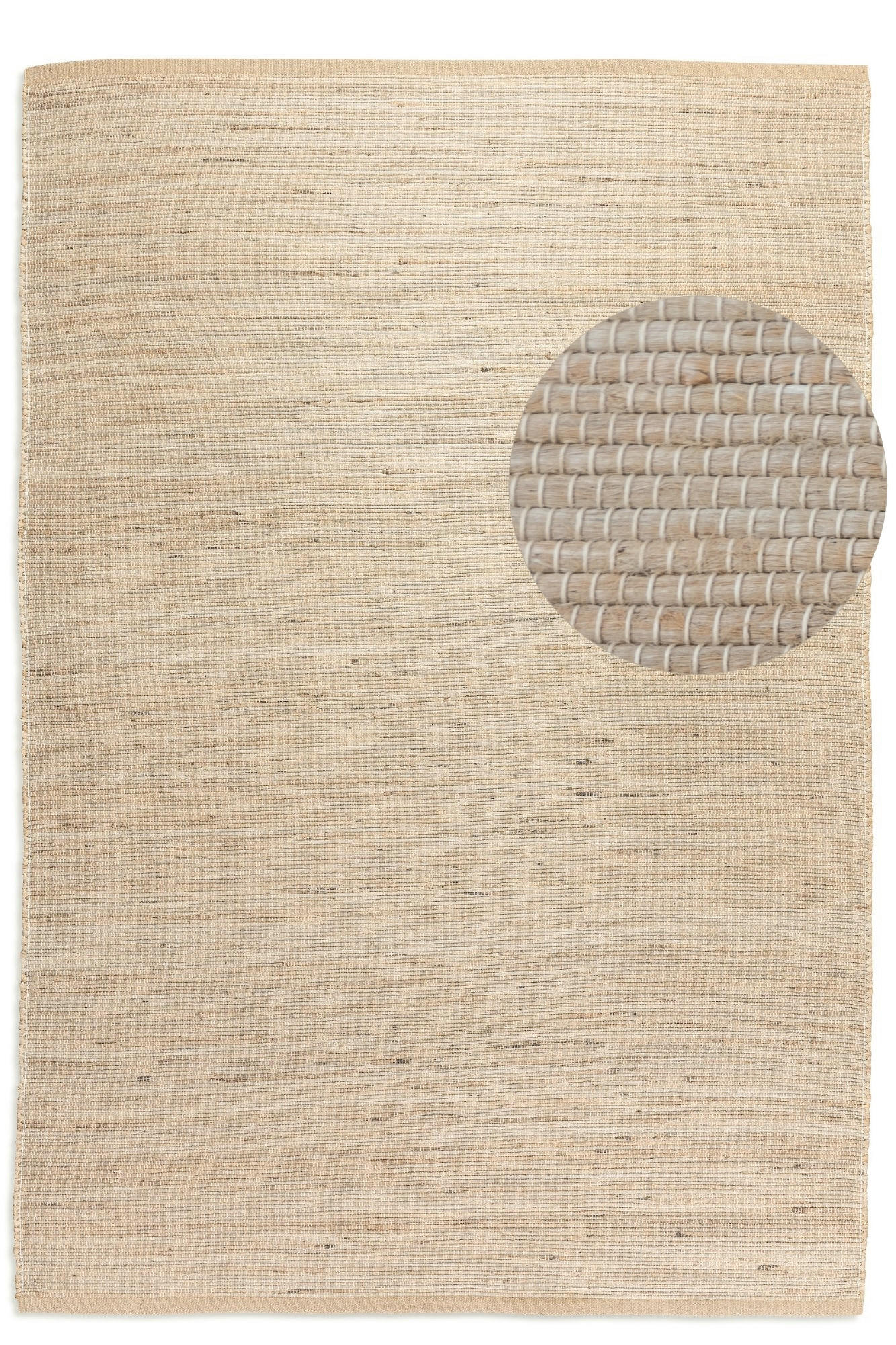 JUTETEPPICH 120/170 cm Handloom 1.0 Beige rechteckig  - Beige, Basics, Textil (120/170cm) - Hanse Home