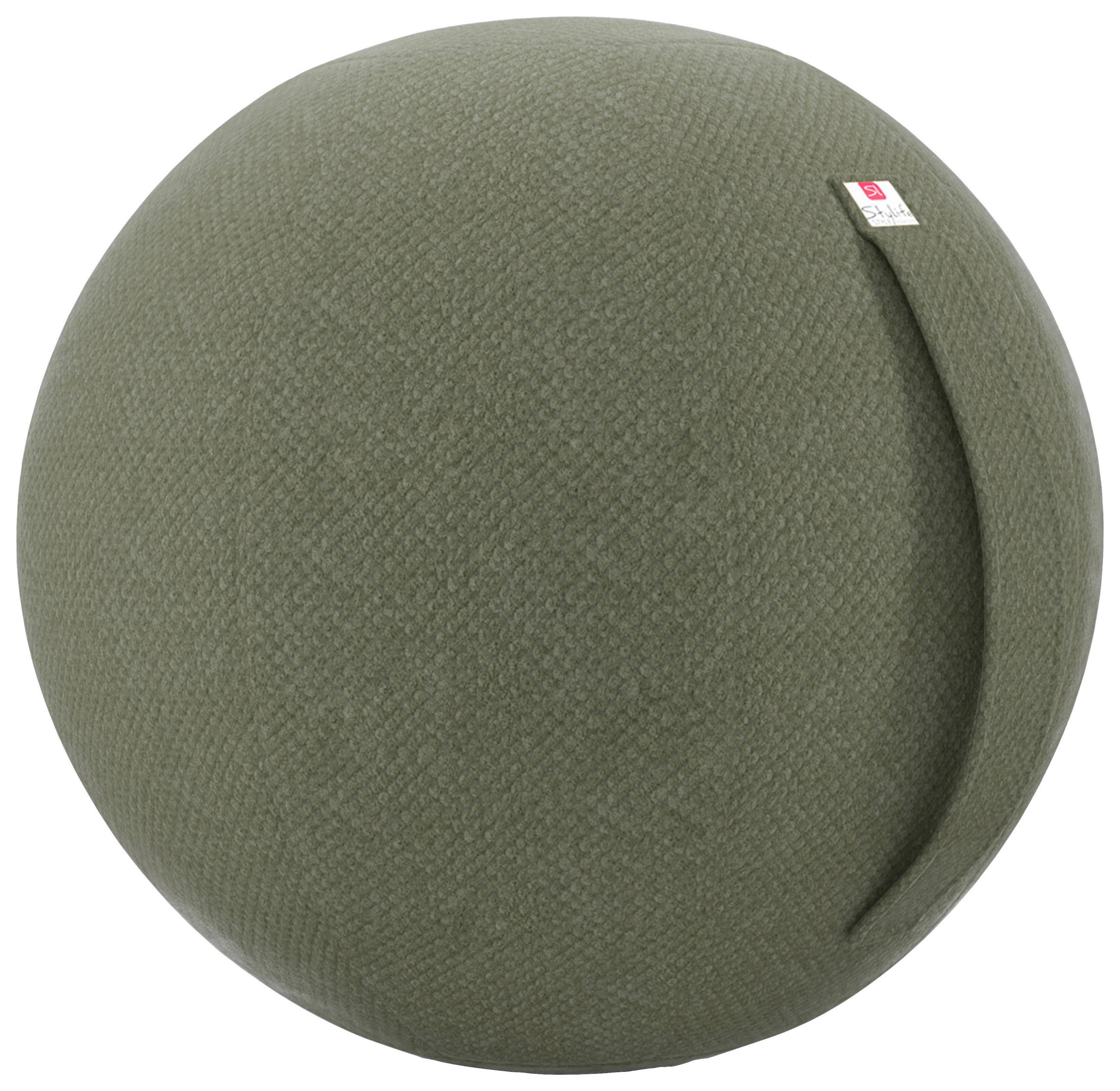 SITZBALL Plüsch  - Grün, Design, Textil (60/60/60cm) - Stylife