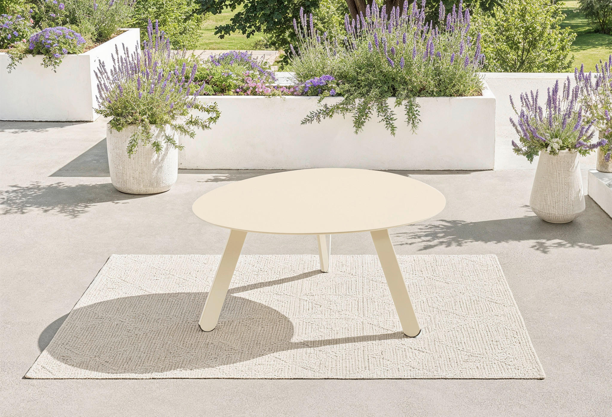 E-shop Ambia Garden STÔL NA TERASU, kov, 74/60/35 cm