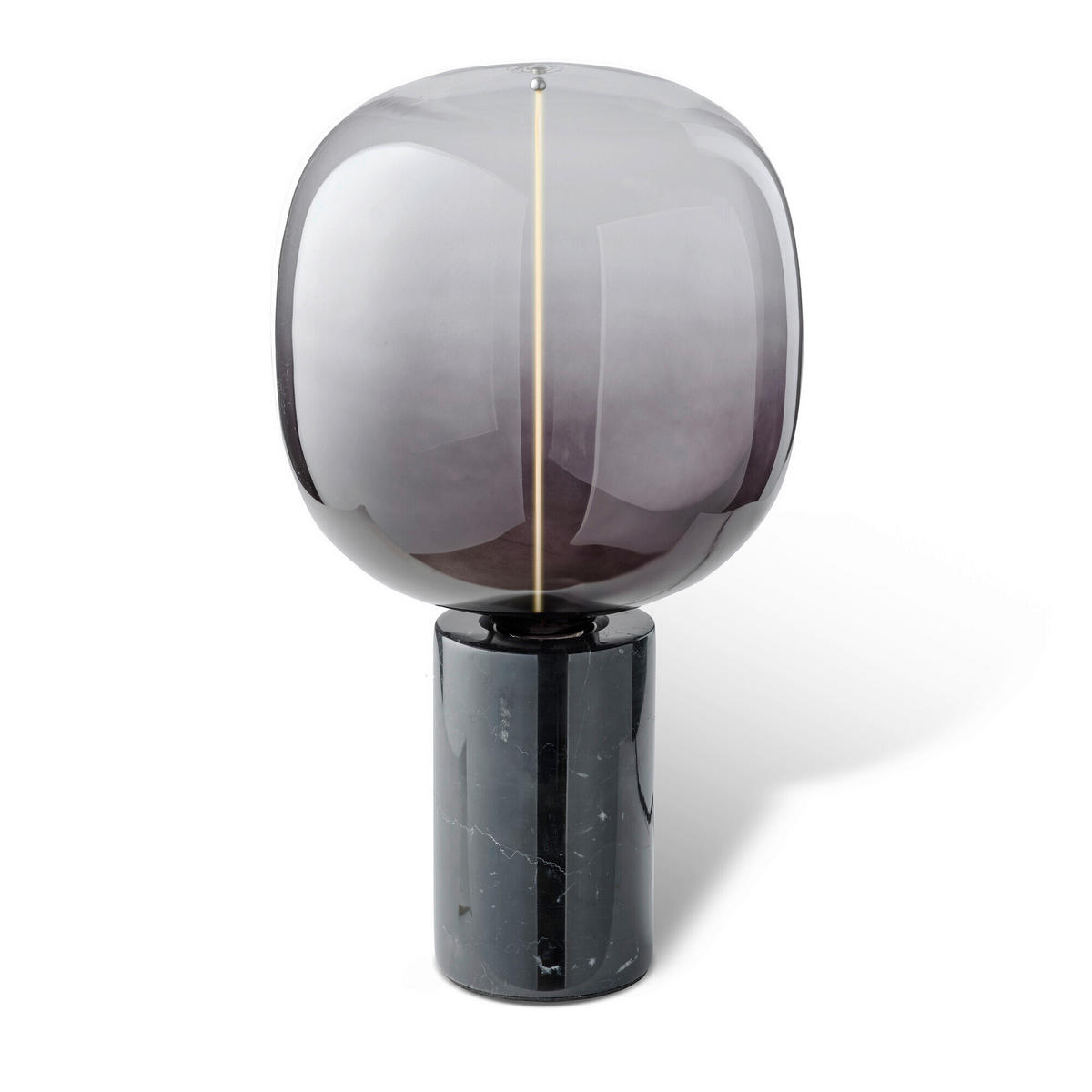 TISCHLEUCHTE 8/13 cm   - Schwarz, Basics, Stein (8/13cm) - Osram