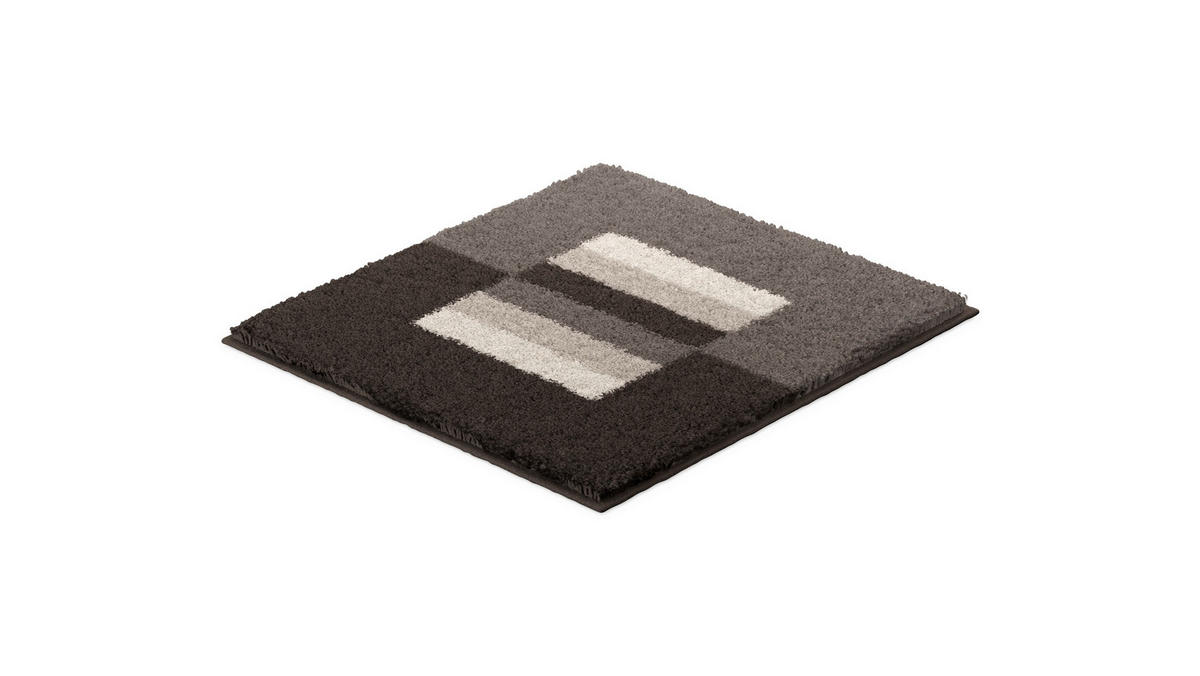 PREDLOŽKA PRED BIDET, 40/50 cm - sivohnedá, Basics, textil/plast (40/50cm) - Grund