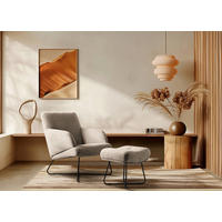 SESSELSET in Chenille Beige  - Beige/Schwarz, Design, Textil/Metall (67/87/74cm) - Livetastic