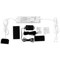 Set za daljinsko vodenje - alb/negru, Modern, plastic/metal - Hom`in