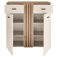 SCHUHSCHRANK 100/103/38 cm - Kaschmir/Eichefarben, Basics, Holzwerkstoff/Kunststoff (100/103/38cm) - Xora