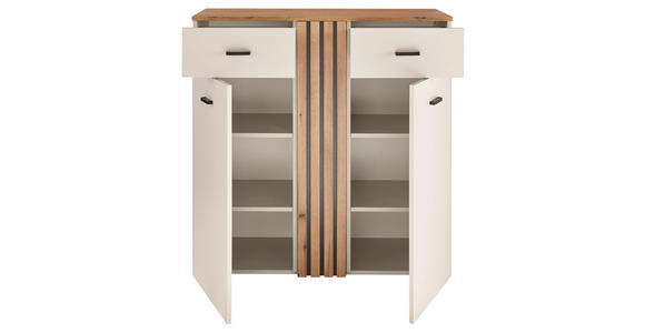 SCHUHSCHRANK 100/103/38 cm - Kaschmir/Eichefarben, Basics, Holzwerkstoff/Kunststoff (100/103/38cm) - Xora