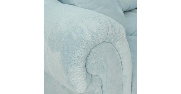 ECKSOFA  in Plüsch Mintgrün  288/190 cm  - Dunkelbraun/Mintgrün, KONVENTIONELL, Holz/Textil (288/190cm) - Carryhome