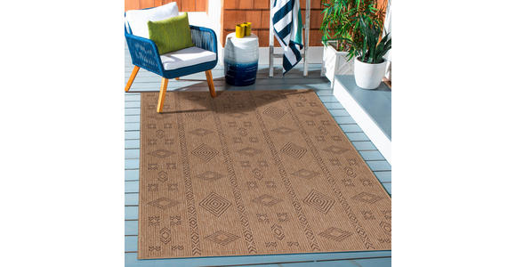 OUTDOORTEPPICH 80/150 cm Dhaka Beige - Beige, Basics, Textil (80/150cm) - Novel