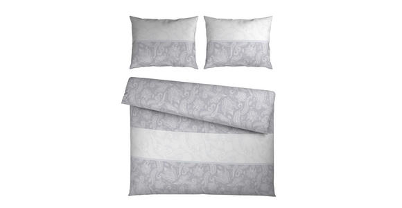 BETTWÄSCHE Satin 200/200 cm  - Grau, Textil (200/200cm) - Novel